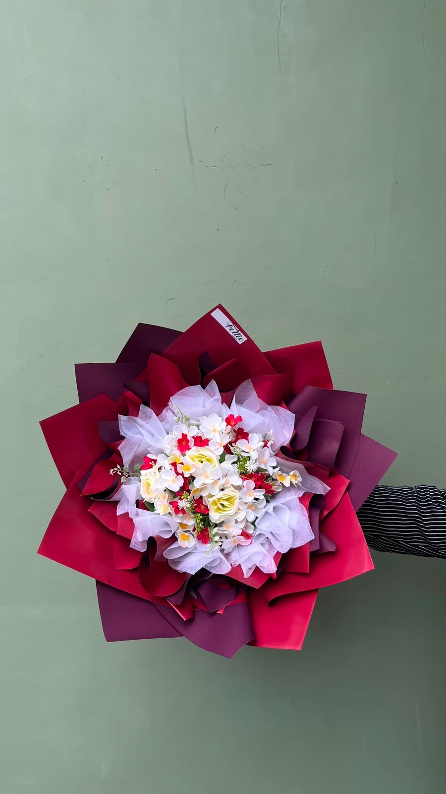 Ruby Veil Bouquet