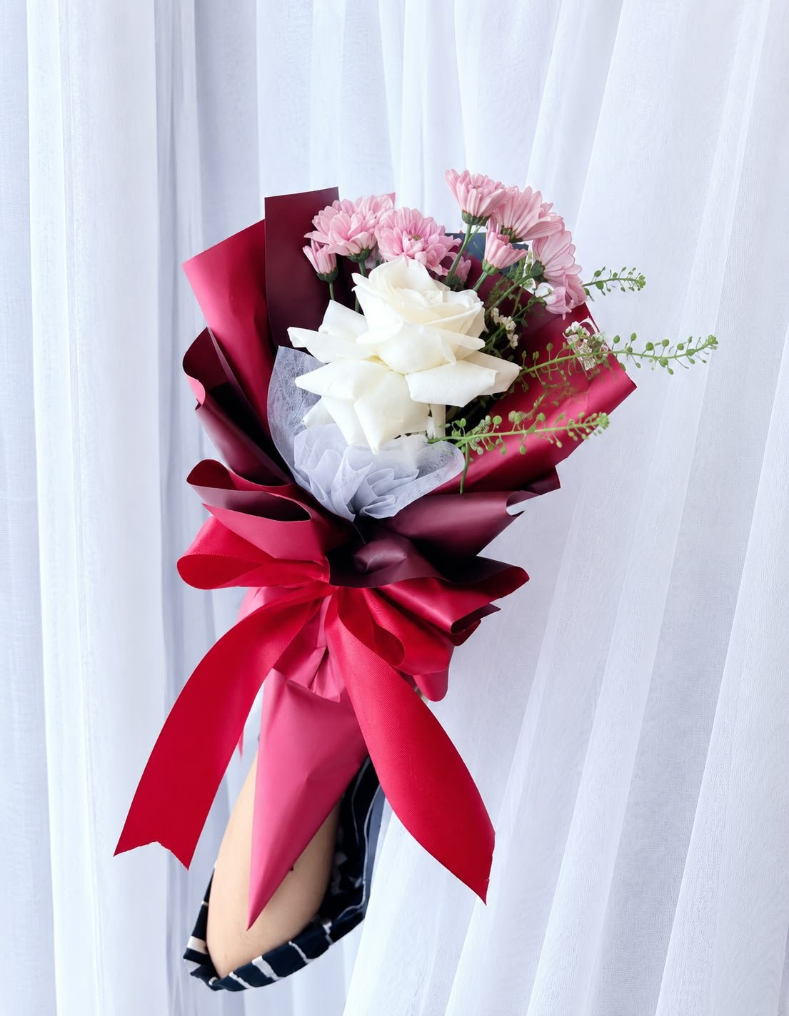 Sweetheart in Red Bouquet