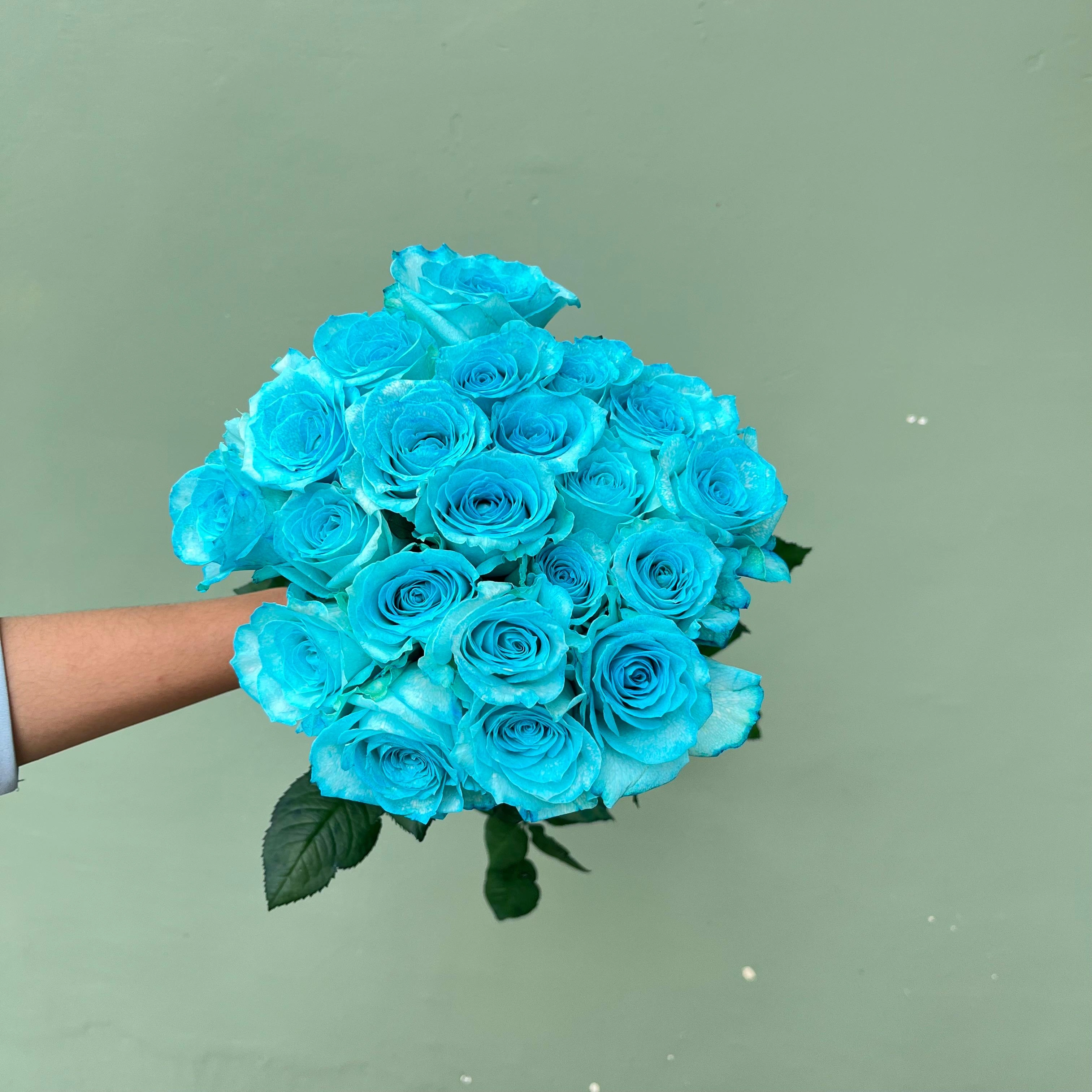 Mawar Biru Buatan / Celup