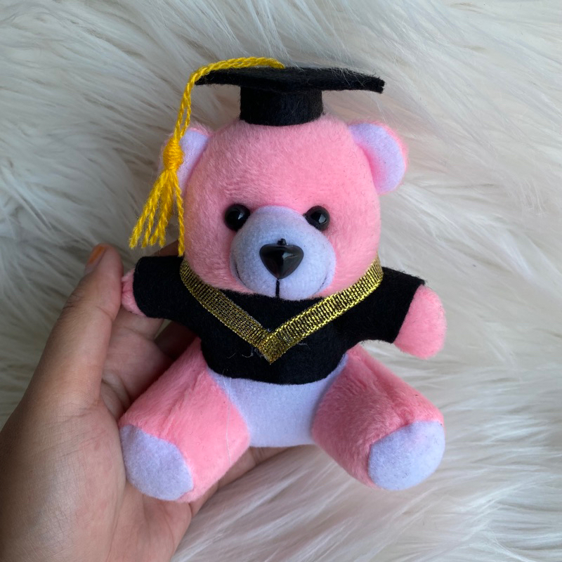 Boneka Wisuda Pink