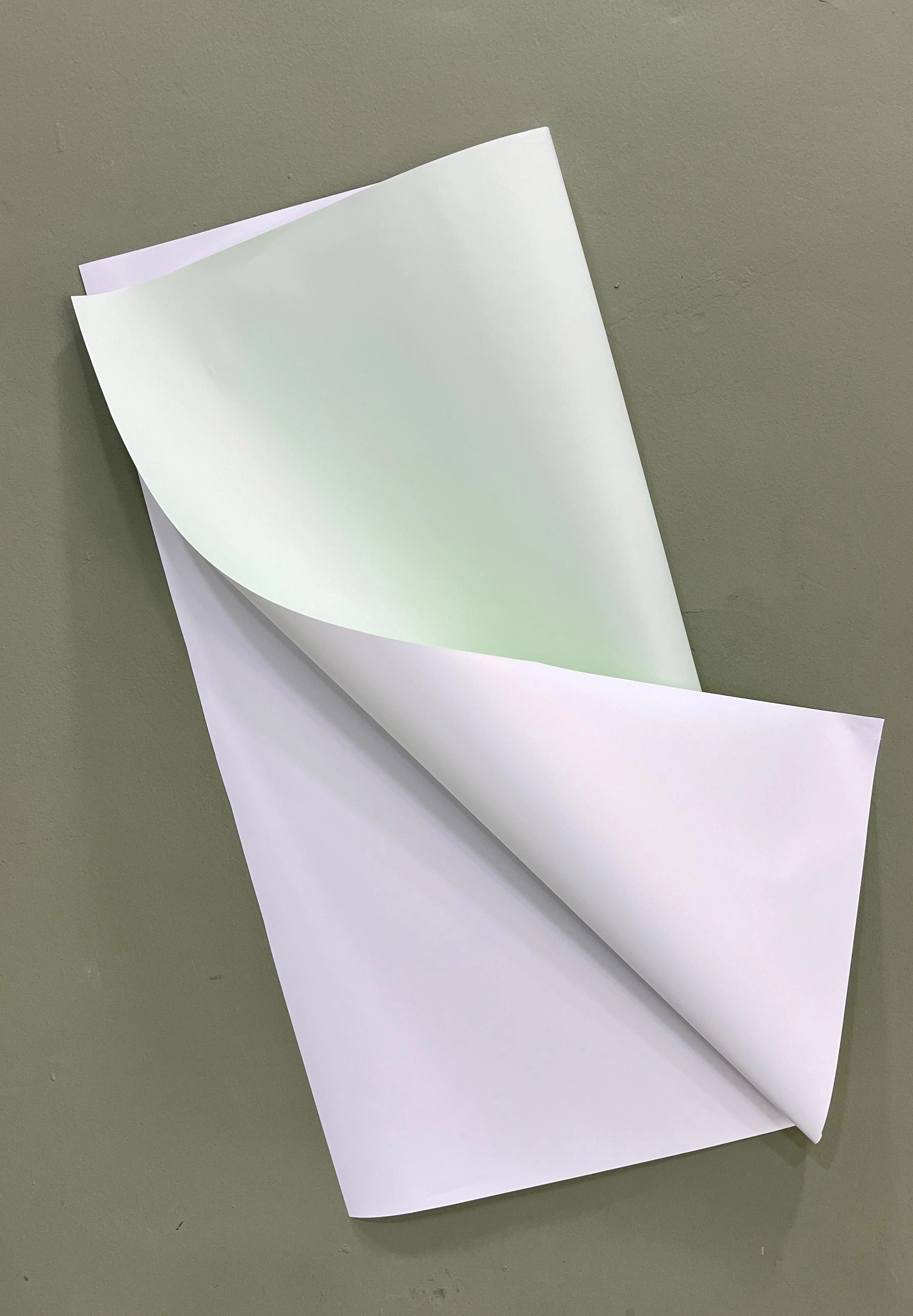 Wrap Hijau Soft Daoble Putih